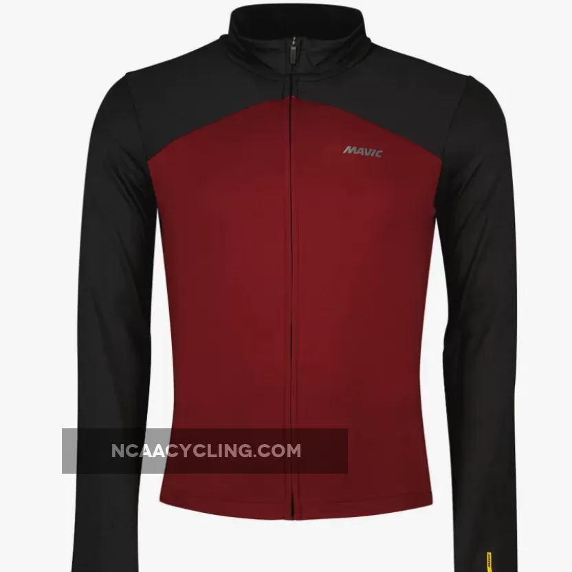 Mavic Cosmic Thermo long sleeves jersey - Red black T00004454
