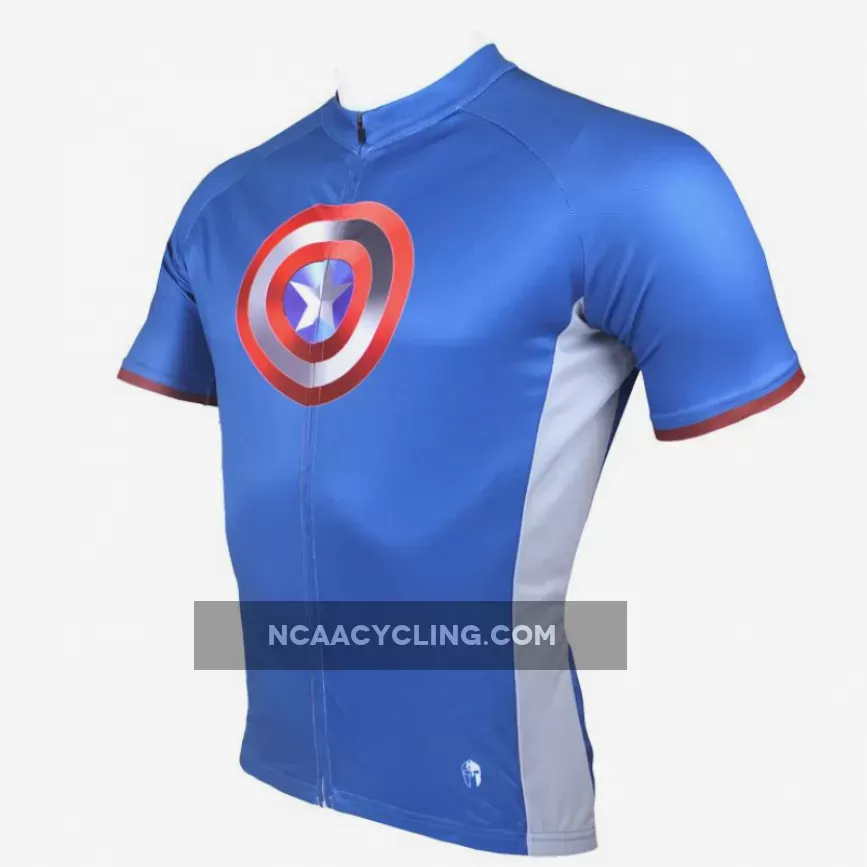 Super Hero Summer Spring Short/Long-sleeve Cycling Jersey Jacket Sportswear Apparel Outdoor Sports Gear Leisure Biking T-shirt Batman/Spider-Man/spider man/Green Lantern/ Captain American /Superman/ Iron Man