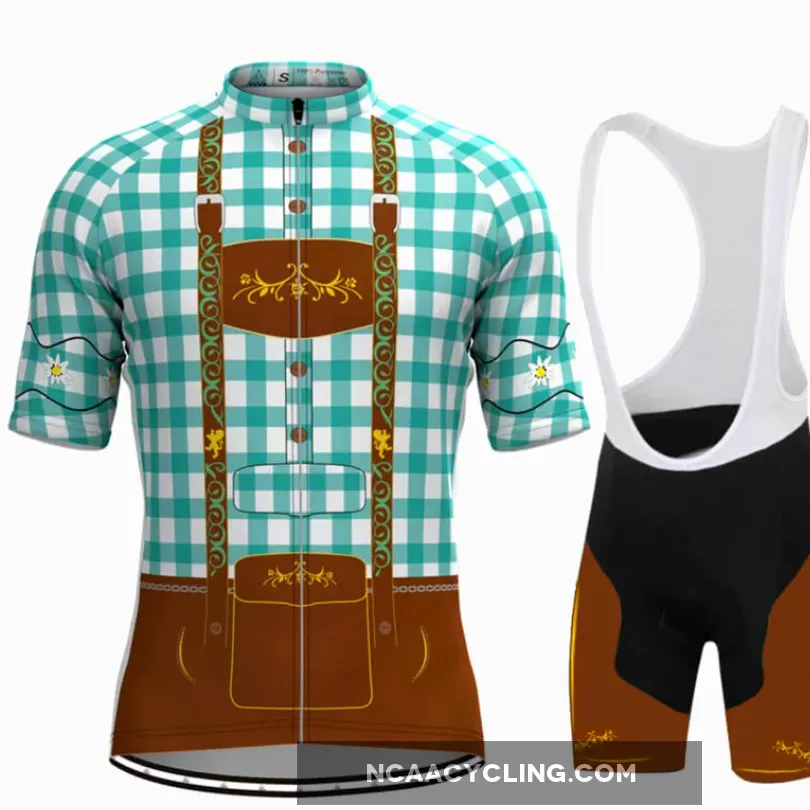 Men's Tirolese Cycling Kit Blue-Green Online