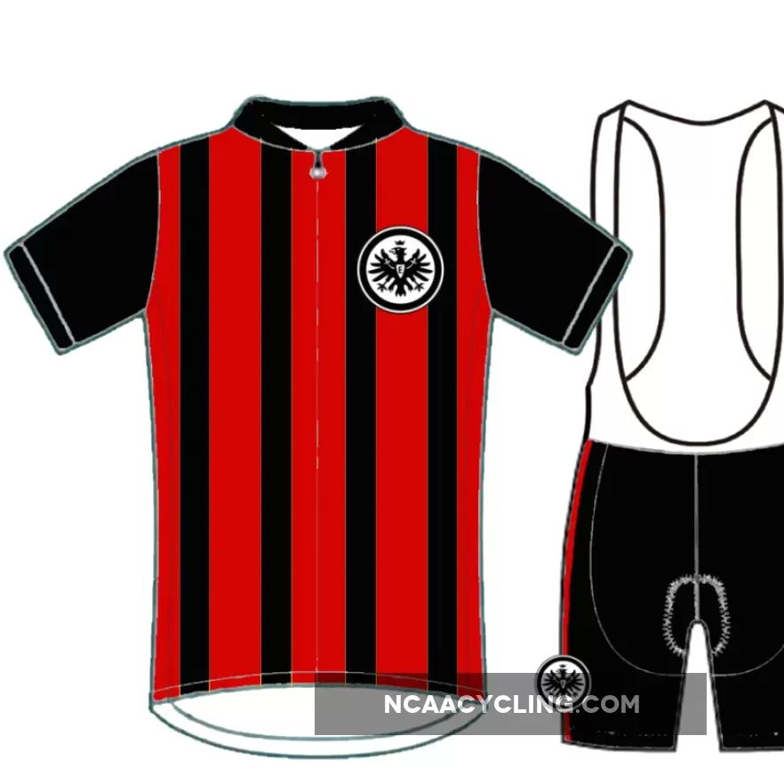Eintracht Frankfurt Short Sleeve Cycling Jerseys and (bib) shorts