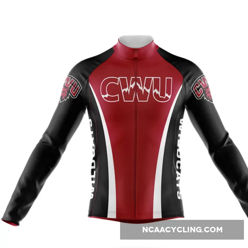Central Washington University Long Sleeve Cycling Jersey Only