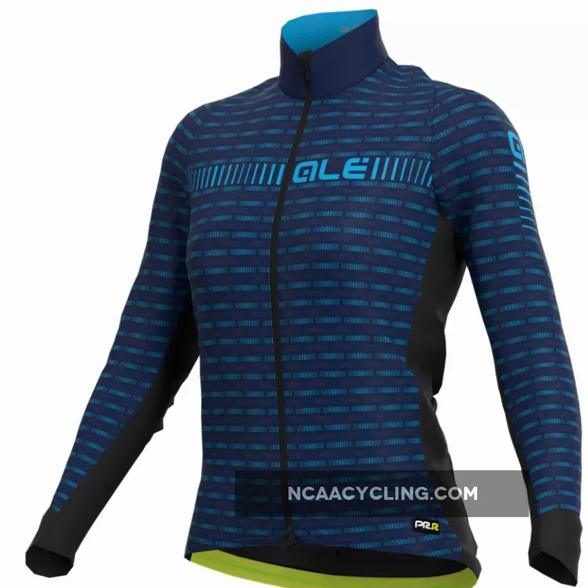 Ale PRR Green Road long sleeve woman jersey - Blue L21009506