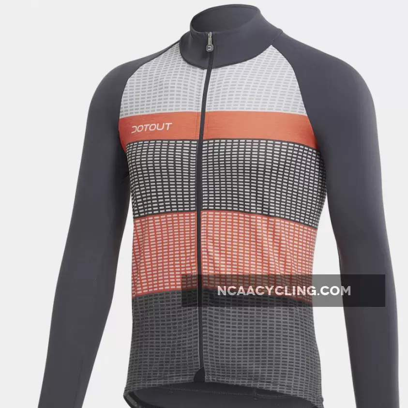 Dotout Fanatica Wool long sleeves jersey - Grey orange