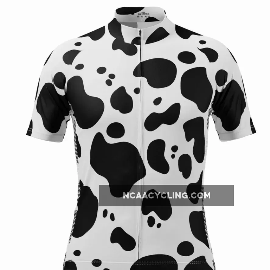 Men's Jersey Cow Short Sleeve Cycling Jersey Cow Men