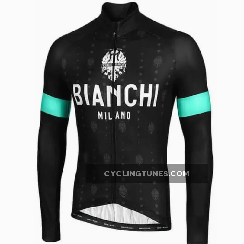 Bianchi Milano Perticara Black Long Sleeve Jersey,