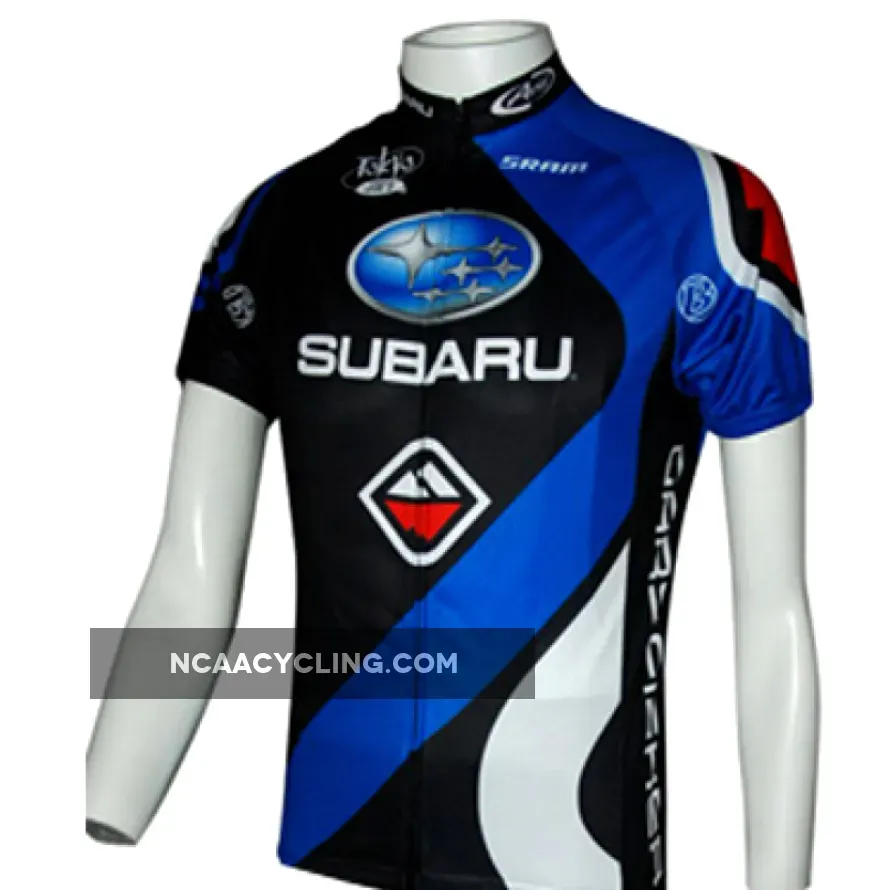 2010 Subaru Blue Short Sleeve Cycling Jersey Online
