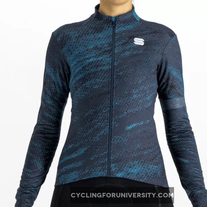 Sportful Cliff Supergiara women long sleeves jersey - Blue