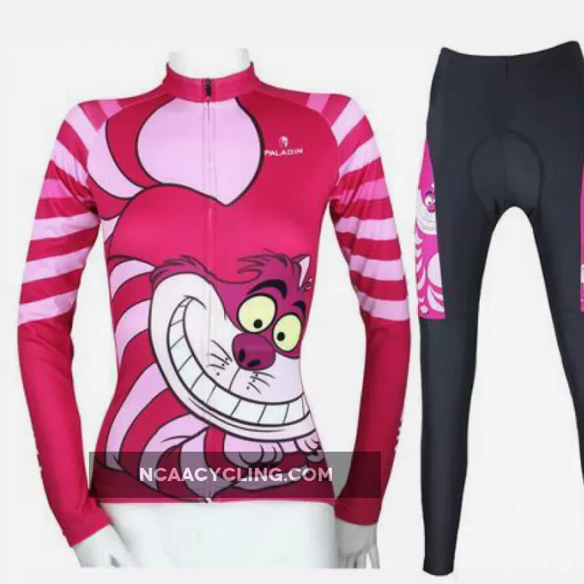 Big Mouth Cat Grinning Women's Long/Short-sleeve Cycling Jersey/Suit100