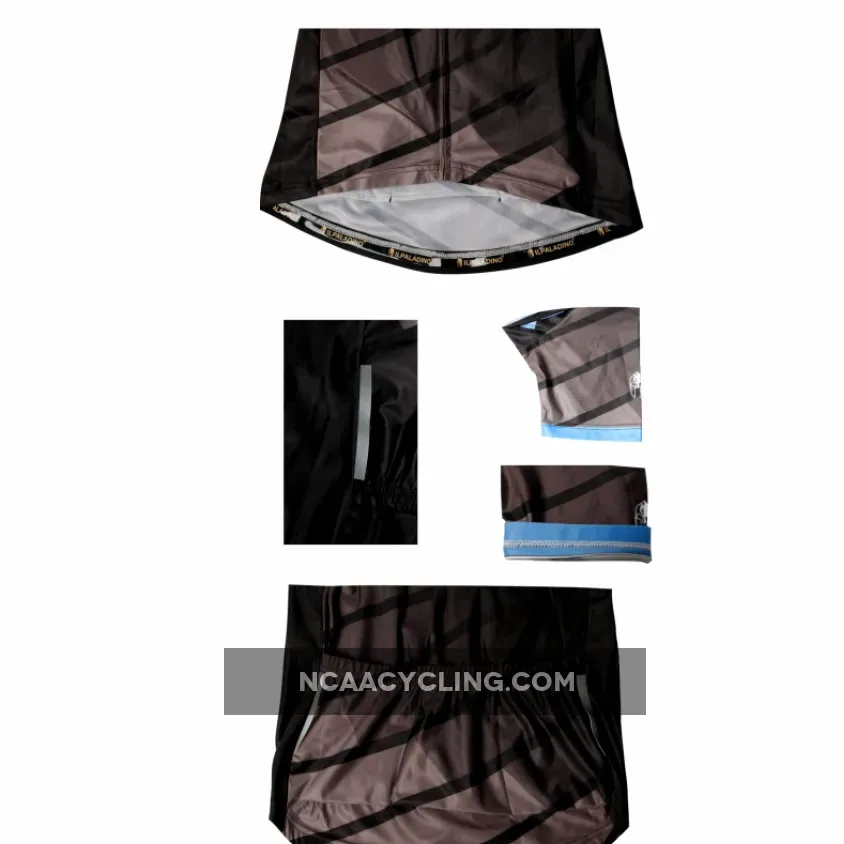 ILPALADINO SO FAST Men's Cycling Jersey Bike Shirt Black Breathable Quick Dry Professional Apparel Outdoor Sports Gear Leisure Biking T-shirt Cyclist Tights NO.620