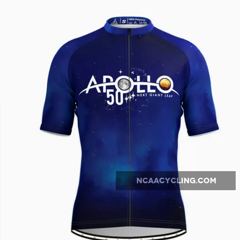 Apollo 11 50th Anniversary Men's Cycling Jersey Blue Outlet
