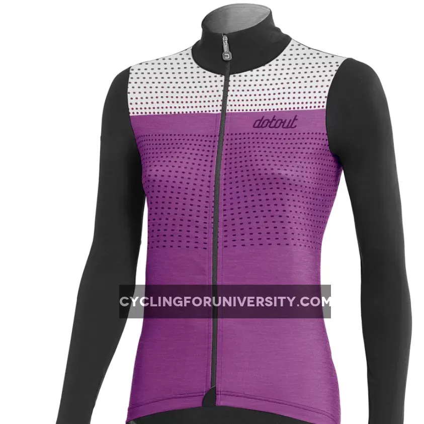 Dotout Fanatica Wool woman long sleeves jersey - Fuchsia