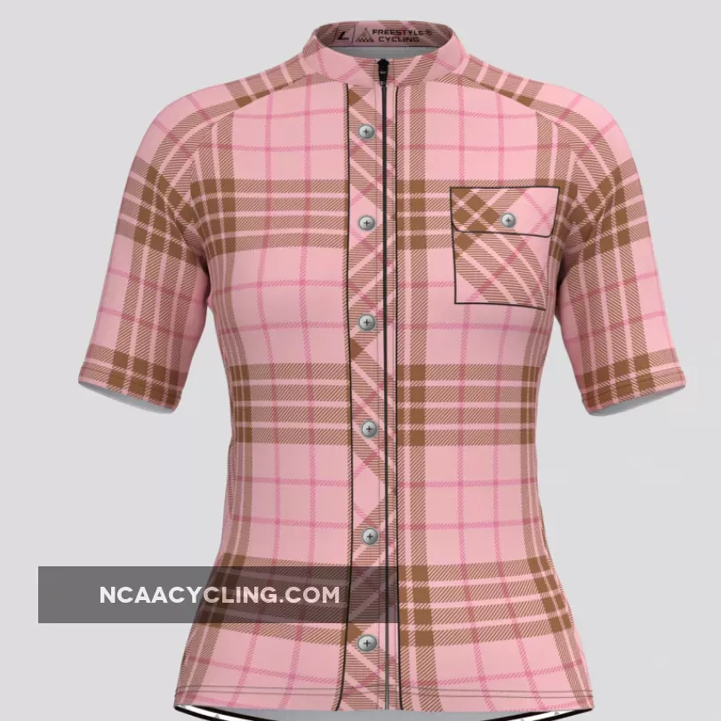 Plaid Checkered Shirt V21 Women's Cycling Jersey Restock