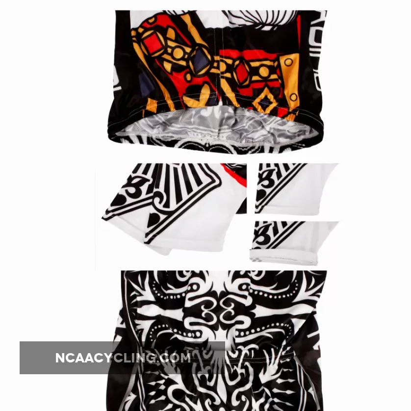 Poker Face Playing Card Diamonds King Men's Cycling Jersey Summer Face Cards Court Cards NO.638
