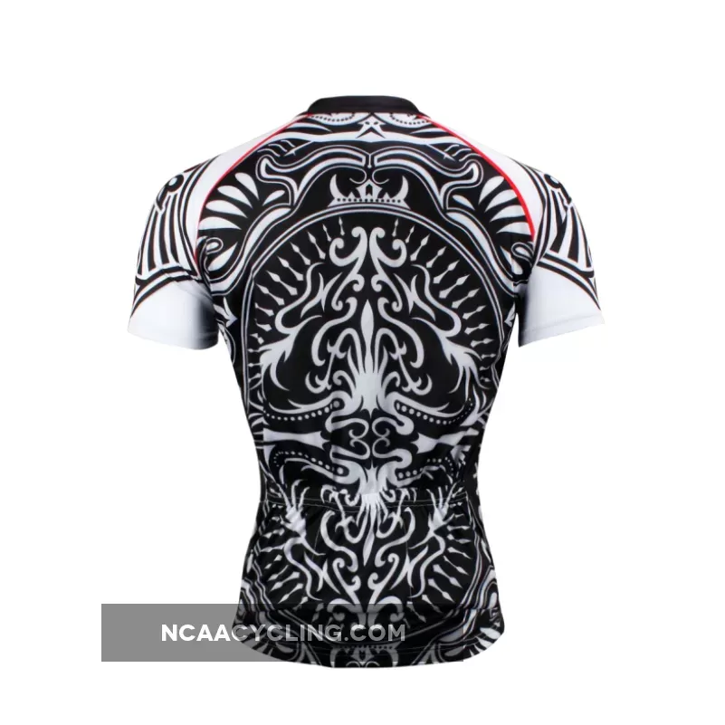 Poker Face Playing Card Diamonds King Men's Cycling Jersey Summer Face Cards Court Cards NO.638
