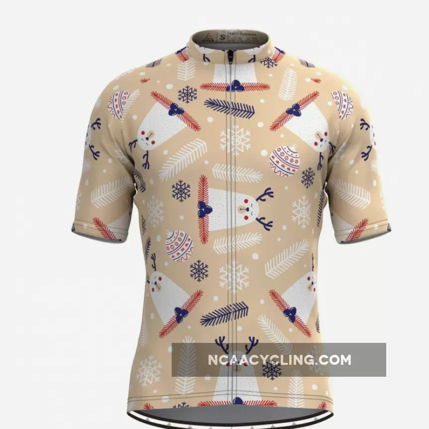 Christmas Cartoon Elk Cycling Jersey For Sale
