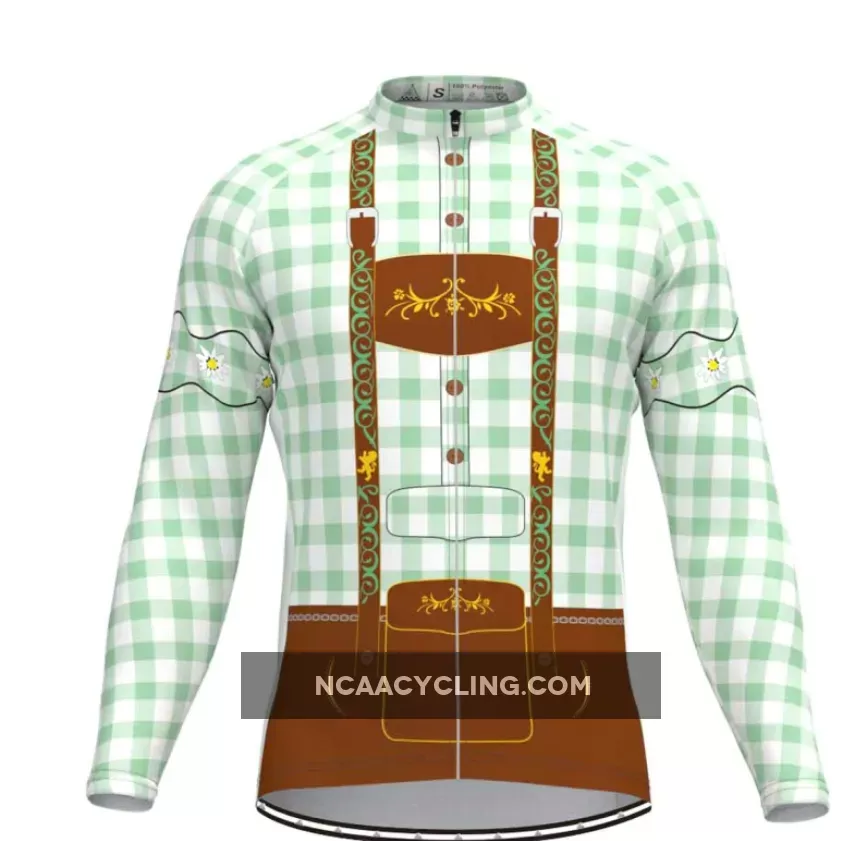 Tirolese Men's Long Sleeve Cycling Jersey Green Online