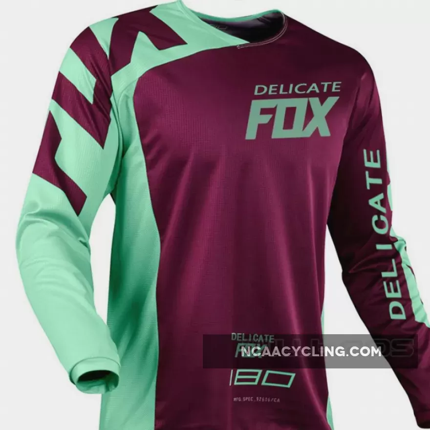 Race Jersey Delicate Fox Motocross ATV Bike Dirt Downhill Offroad MX DH MTB Racing