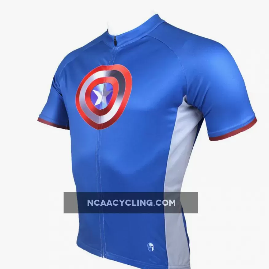 Super Hero Summer Spring Short/Long-sleeve Cycling Jersey T-shirt Batman/Spider-Man/spider man/Green Lantern/ Captain American /Superman/ Iron Man