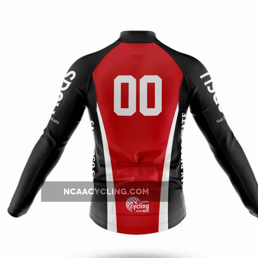 Custom San Diego State University Long Sleeve Cycling Jersey Only