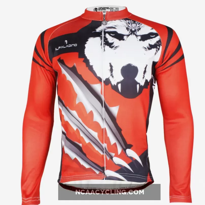 ILPALADINO Men's Long Sleeves Cycling Jacket Spring Autumn Exercise Bicycling Pro Cycle Clothing Racing Apparel Outdoor Sports Leisure Biking Shirts 723