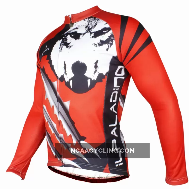 ILPALADINO Men's Long Sleeves Cycling Jacket Spring Autumn Exercise Bicycling Pro Cycle Clothing Racing Apparel Outdoor Sports Leisure Biking Shirts 723