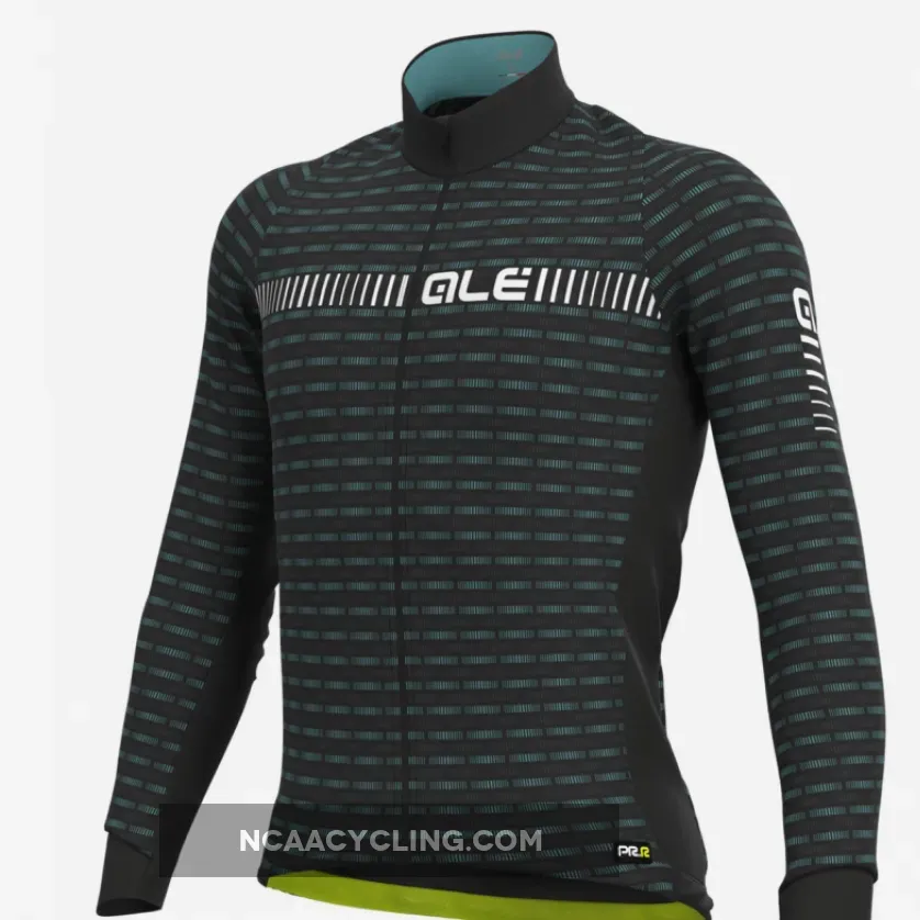 ALE' Green Road PRR Black Long Sleeve Jersey,