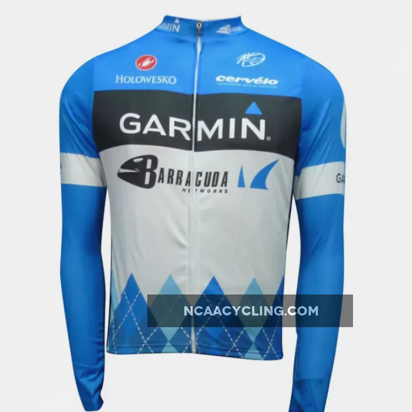 GARMIN-BARRACUDA Long Sleeve Jersey 2012 Brand New