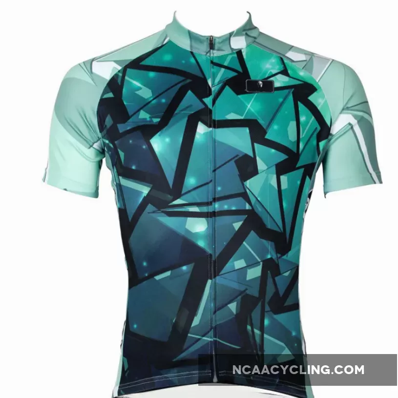 ILPALADINO Green Glass Men's Professional MTB Cycling Jersey Breathable and Quick Dry Comfortable Bike Shirt for Summer NO.517