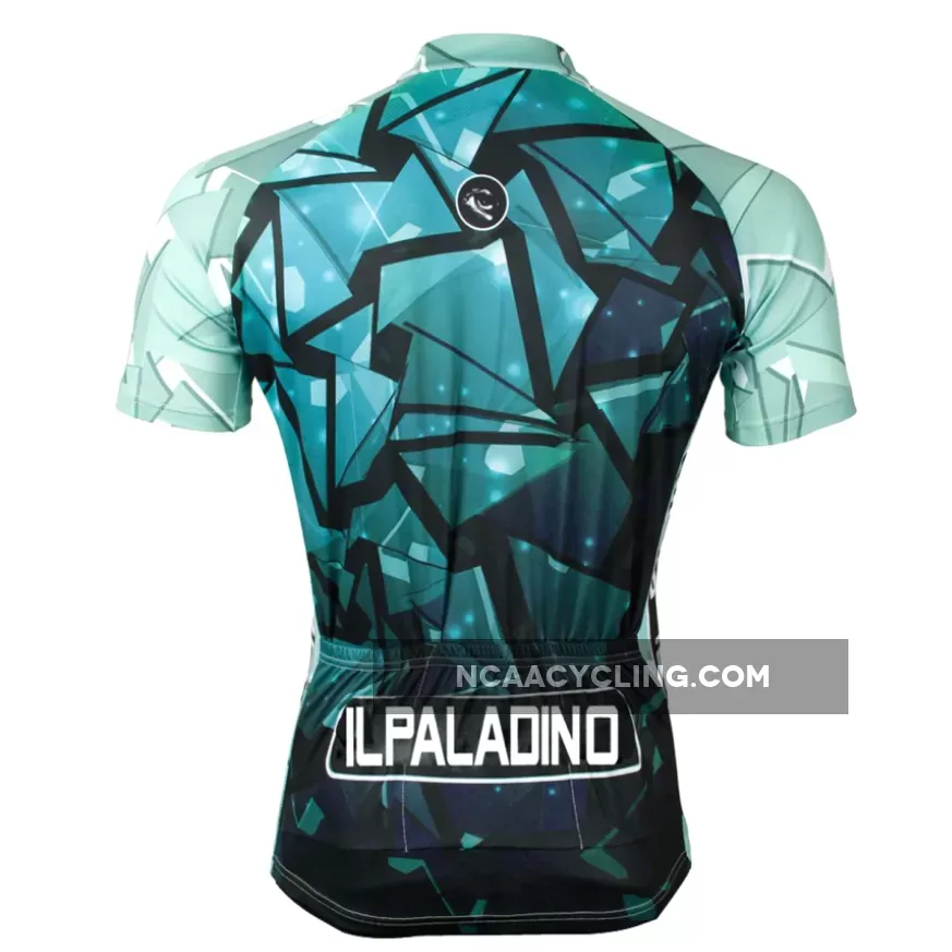 ILPALADINO Green Glass Men's Professional MTB Cycling Jersey Breathable and Quick Dry Comfortable Bike Shirt for Summer NO.517