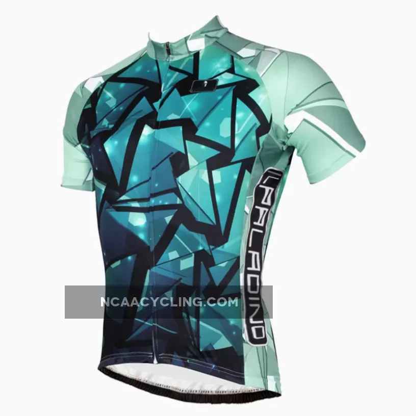 ILPALADINO Green Glass Men's Professional MTB Cycling Jersey Breathable and Quick Dry Comfortable Bike Shirt for Summer NO.517