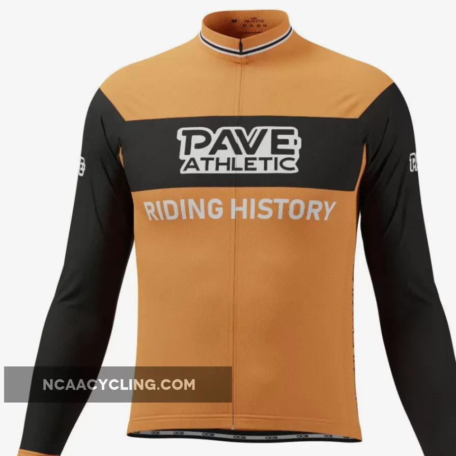 PAVE Athletic Retro Milan Long Sleeve Cycling Jersey, Pave Milan