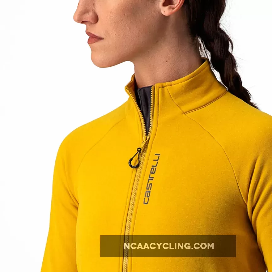 Castelli Unlimited Trail woman long sleeves jersey - Yellow