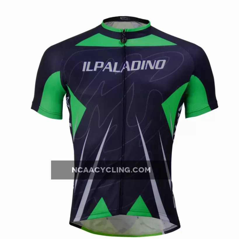 ILPALADINO Green Men's Cycling Bike Biking Apparel for Summer Breathable and Quick Dry Apparel Outdoor Sports Gear Bike MTB Riding Shirt Black NO.760
