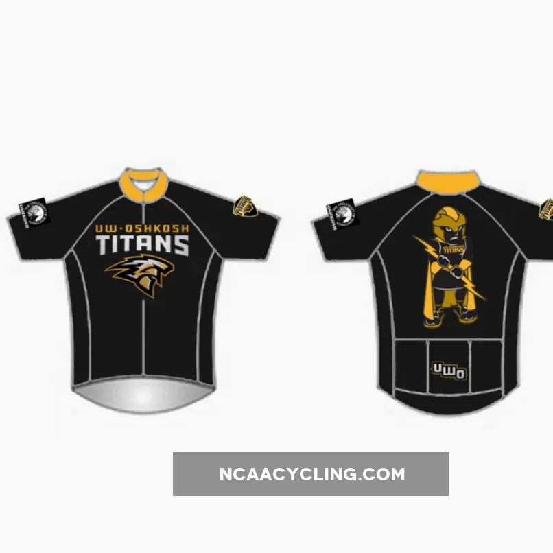UW UNIVERSITY OF WISCONSIN OSHKOSH TITANS Cycling Jersey