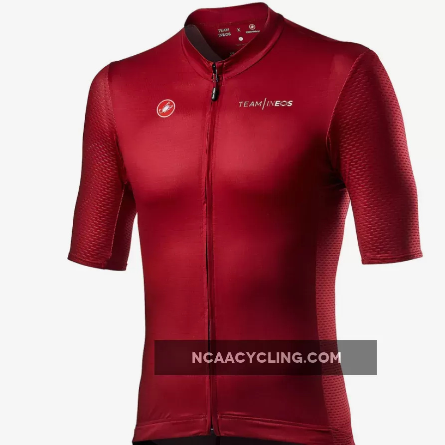 Ineos Castelli The Line Jersey - Red To Buy