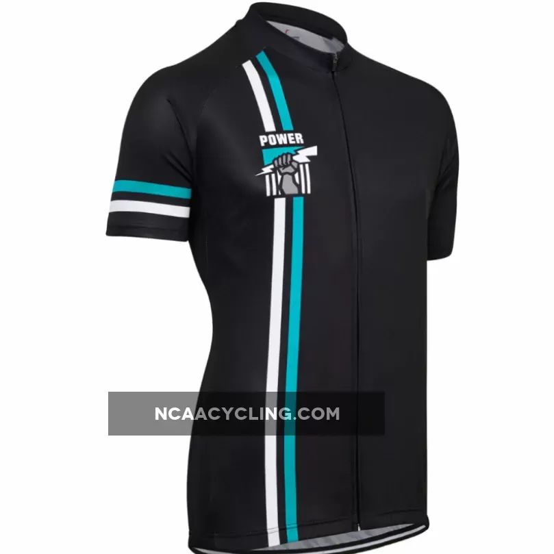 AFL Port Adelaide Power Short Sleeve Cycling Jerseys Outlet