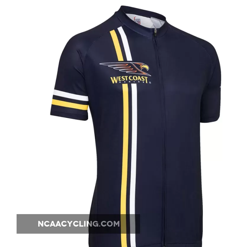 AFL West Coast Eagles Mountain and road bike Short Sleeve Cycling Jerseys