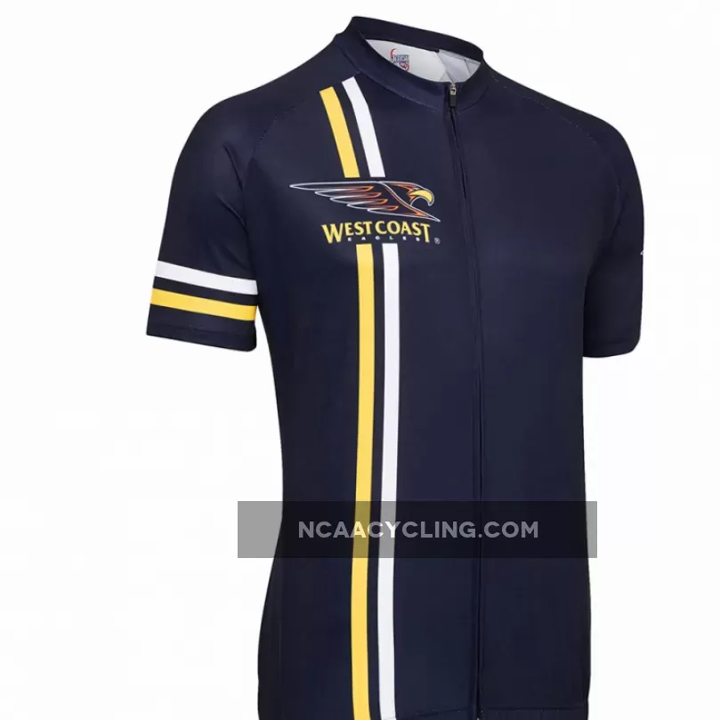 AFL West Coast Eagles Mountain and road bike Short Sleeve Cycling Jerseys