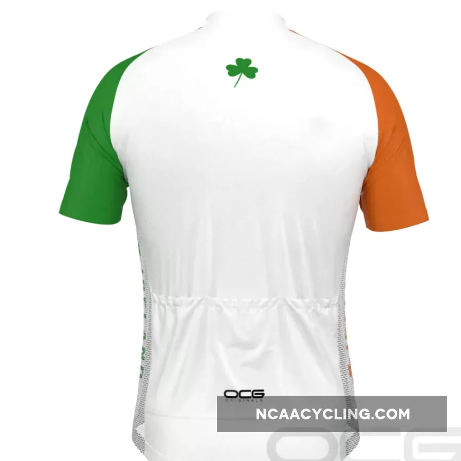 Men's Lucky To Be Irish Ireland Shamrock Cycling Jersey #Shamrock Jersey