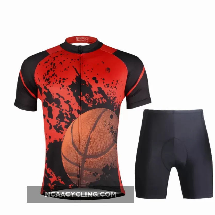 Ilpaladino Baketball Fan Sport Breathable Black&Red Jersey Men's Short-Sleeve Shirts Summer Quick Dry Wear Apparel Outdoor Sports Gear Leisure Biking T-shirt NO.691