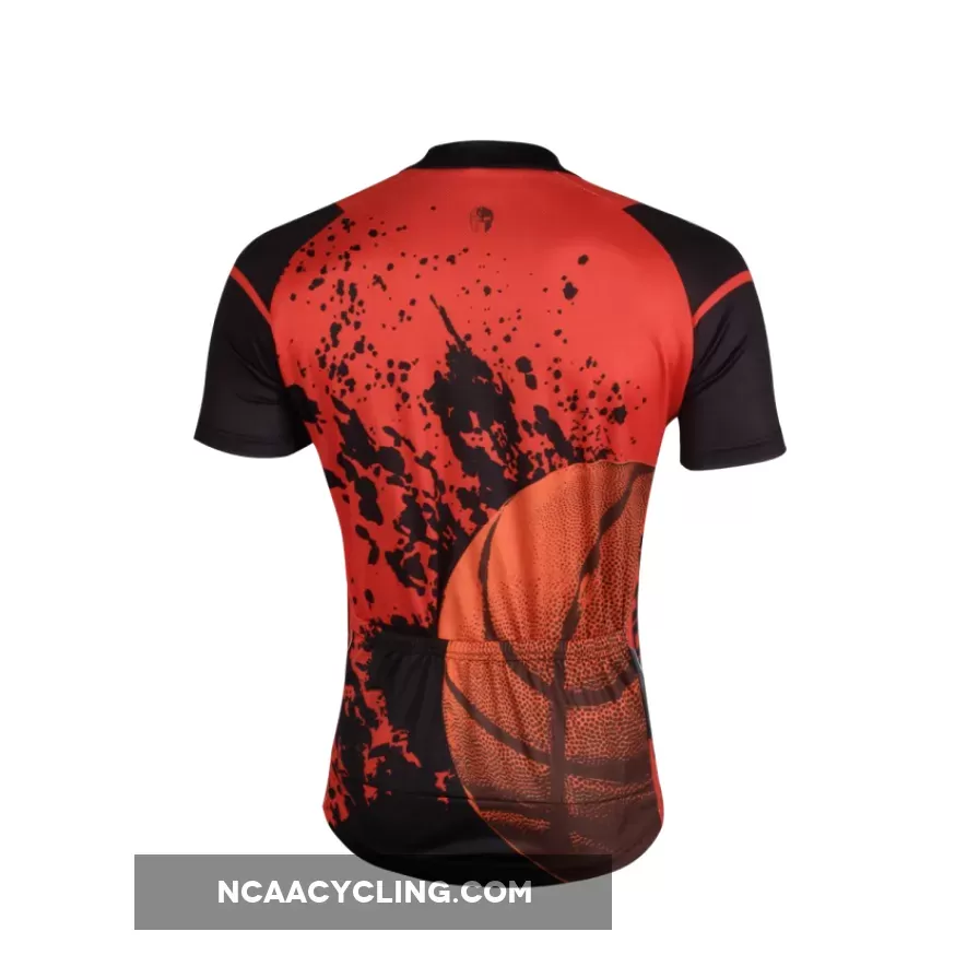 Ilpaladino Baketball Fan Sport Breathable Black&Red Jersey Men's Short-Sleeve Shirts Summer Quick Dry Wear Apparel Outdoor Sports Gear Leisure Biking T-shirt NO.691