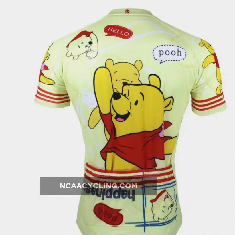 Winnie the Pooh Man's Summer Short/long-sleeve Cycling Jersey T-shirt NO.97