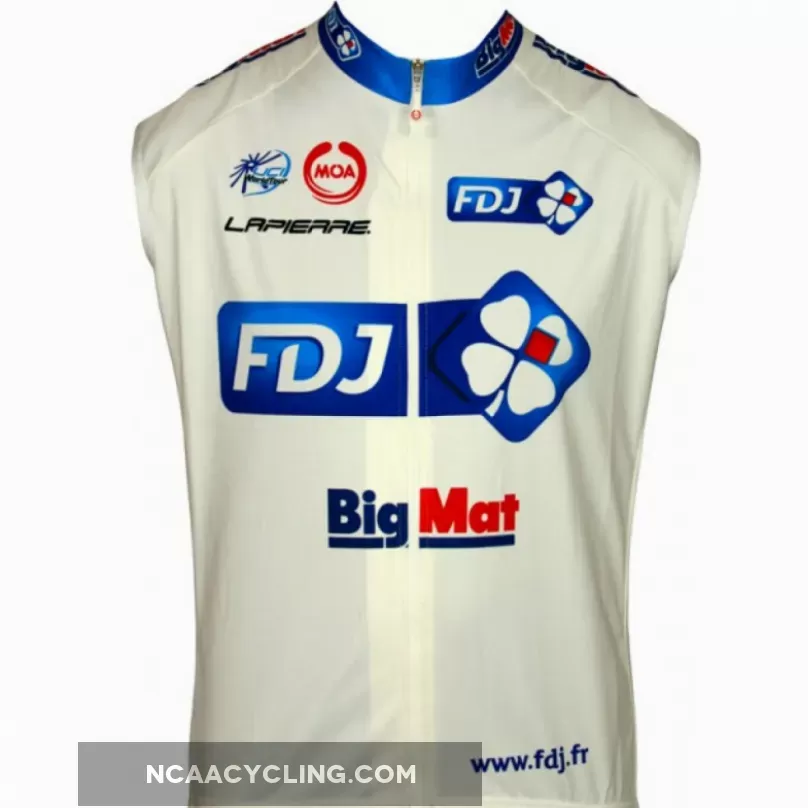 FRANCAISE DES JEUX (FDJ) - BIG MAT 2012 MOA Radsport-Profi-Team Sleeveless Jersey vest
