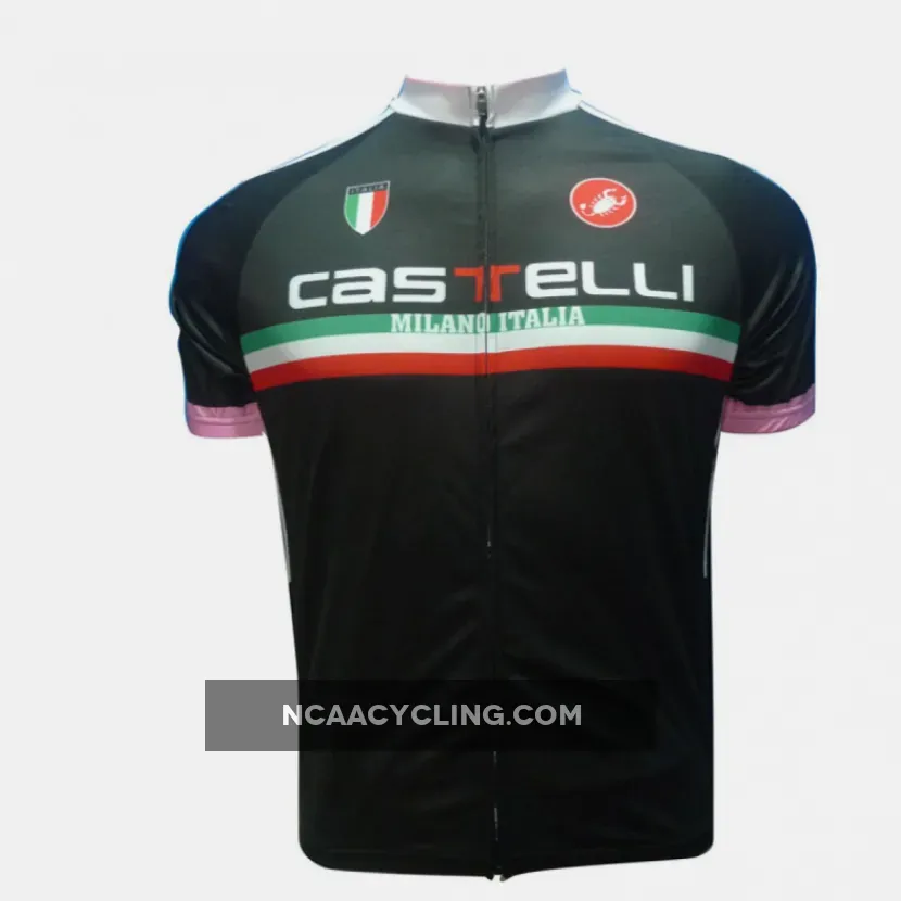 2012 CASTELLI BLACK Cycling Short Sleeve Jersey Brand New