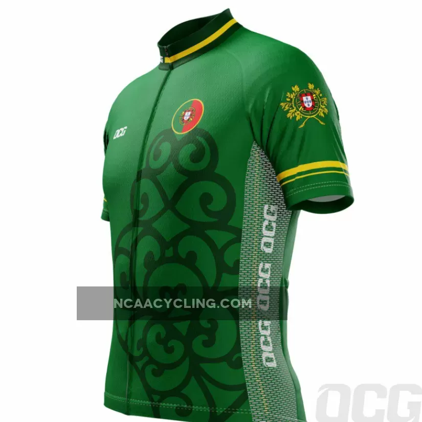 Men's Lusitanian Portugal Short Sleeve Cycling Jersey