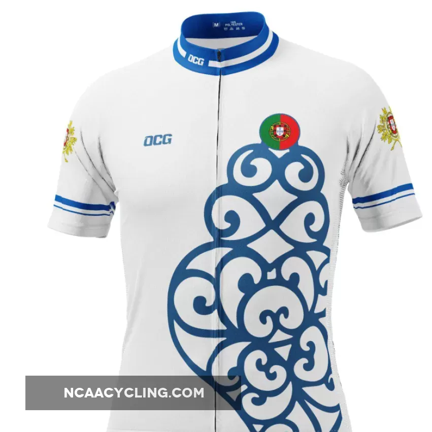 Men's Lusitanian Portugal Short Sleeve Cycling Jersey