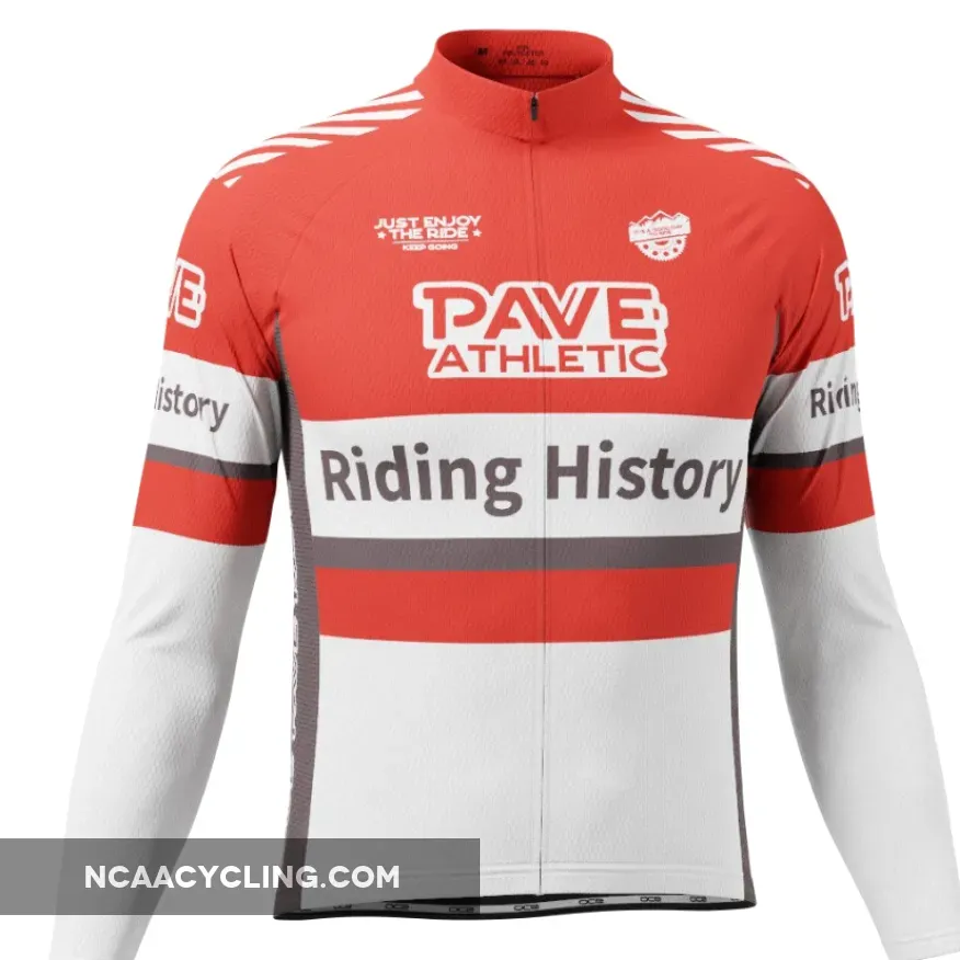 PAVE Athletic Banker Retro Long Sleeve Cycling Jersey