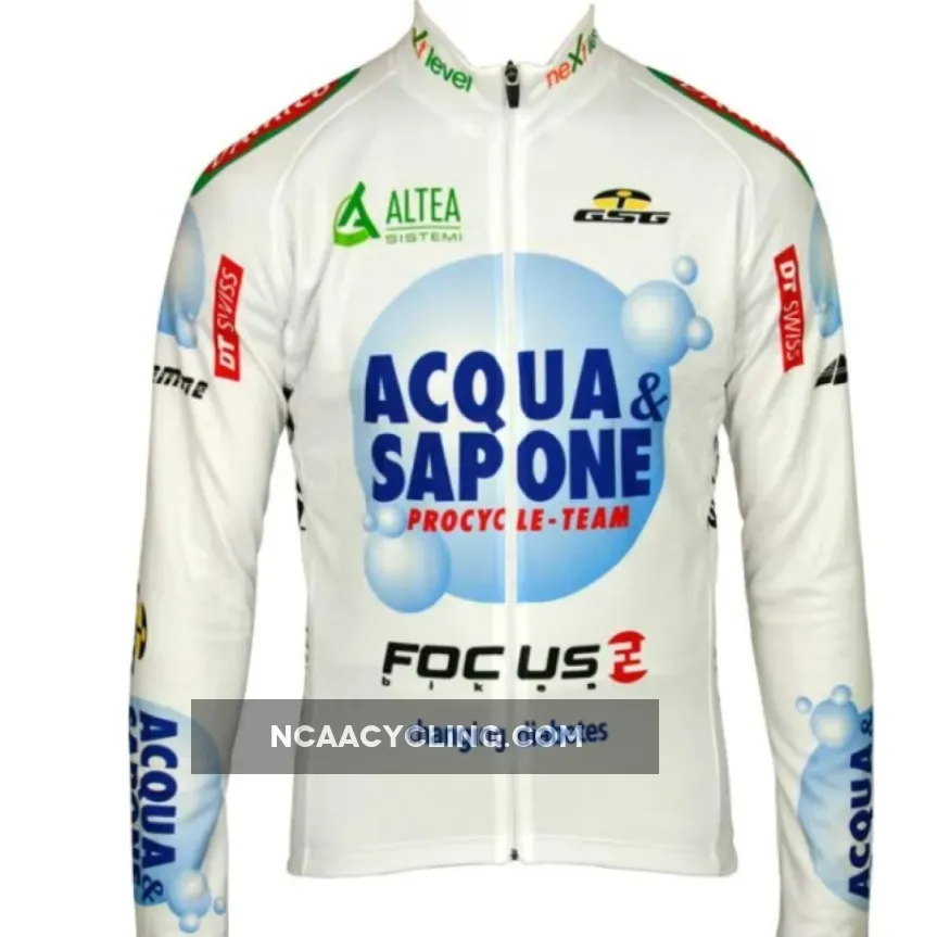 ACQUA & SAPONE 2012 Giessegi Radsport-Profi-Team - Langarmtrikot Long Sleeve Jersey