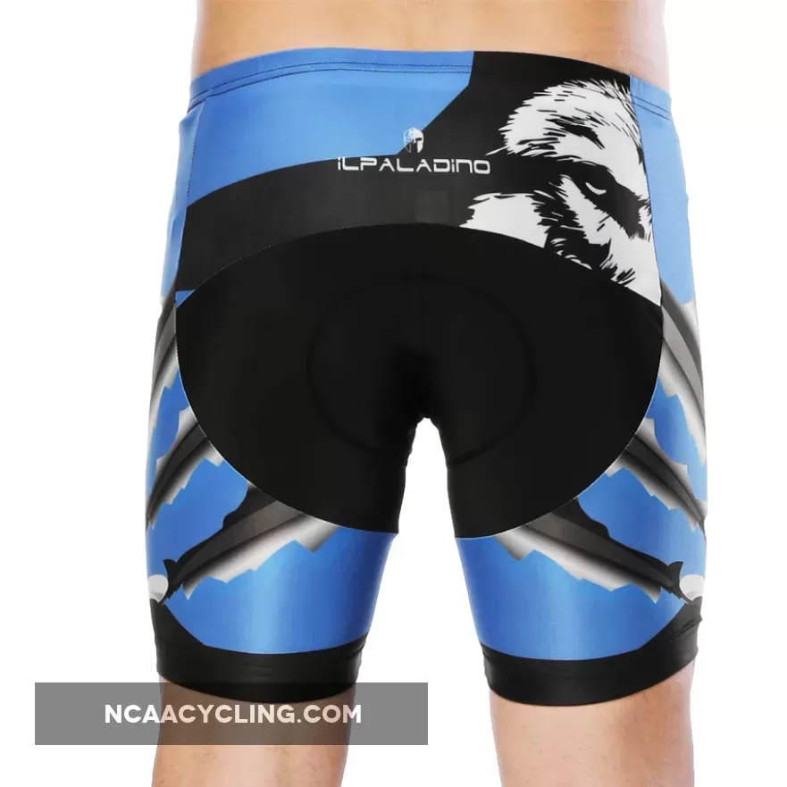 Wolverine Wolf Blue Men's Cycling Sleeveless Bike Jersey/Kit T-shirt Summer Spring Road Bike Wear Mountain Bike MTB Clothes Sports Apparel Top / Suit NO.811