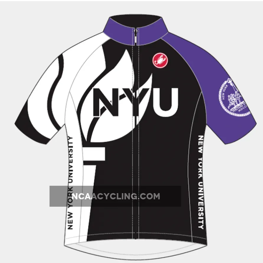 NCAA New York University NYU Violets Cycling Jerseys Z-1905406